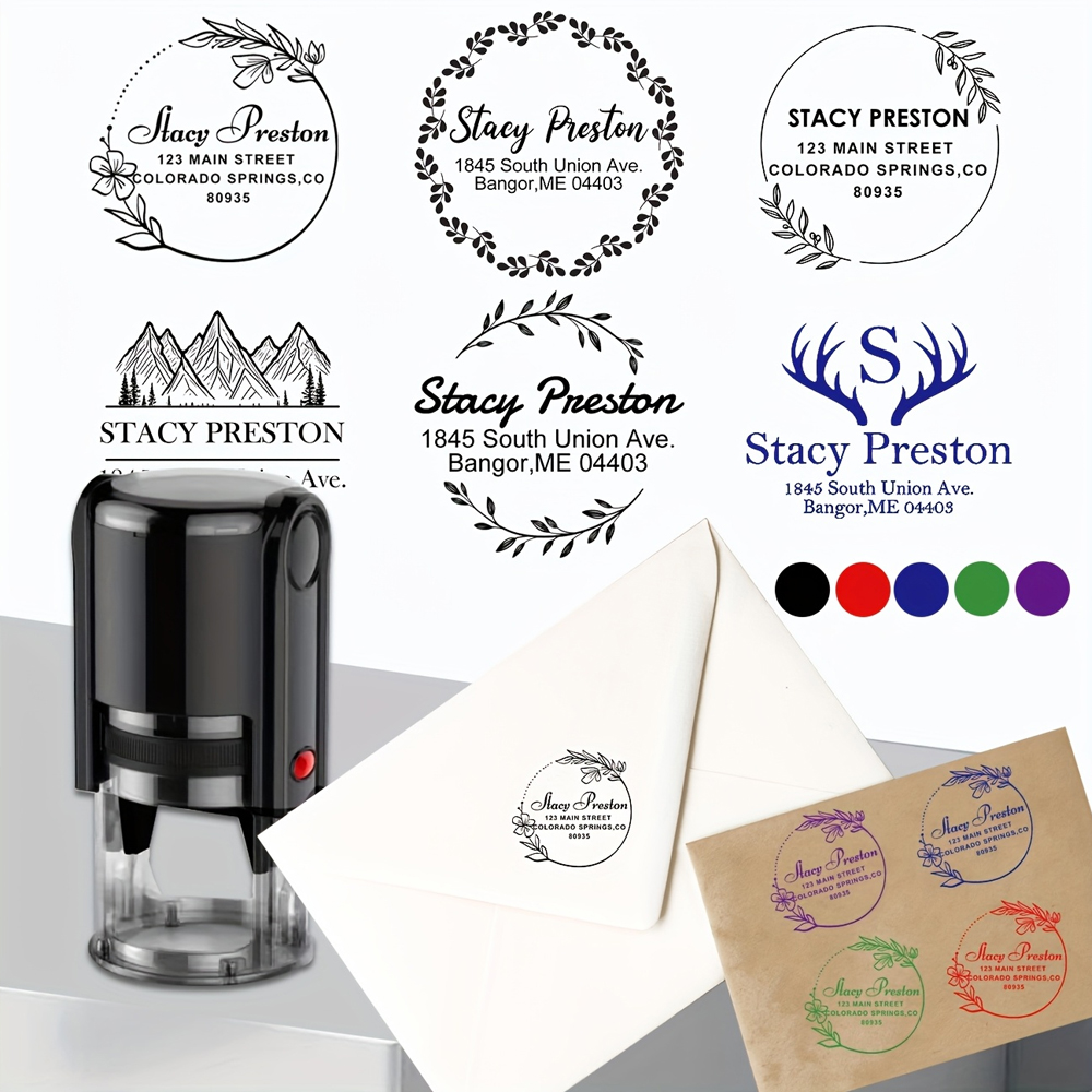 Rubber Date Stamp - Stempel Kustom Personalisasi Stempel Otomatis dengan