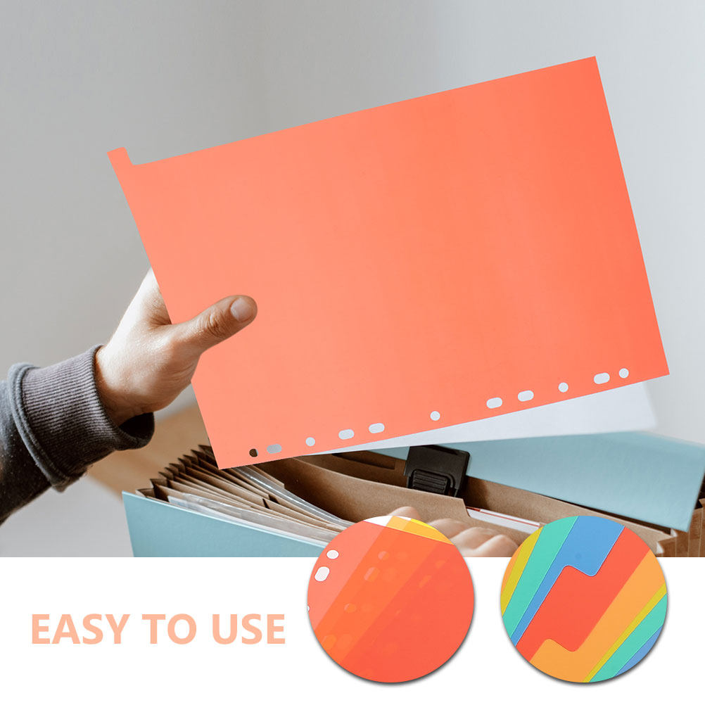 Tab Divider A4 - Pembatas Buku PVC dengan Label yang