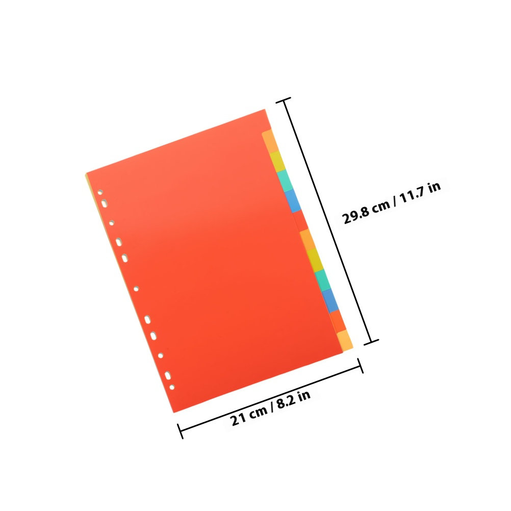 Pembatas Buku PVC dengan Label - Tab Divider A4 ulasan dan harga