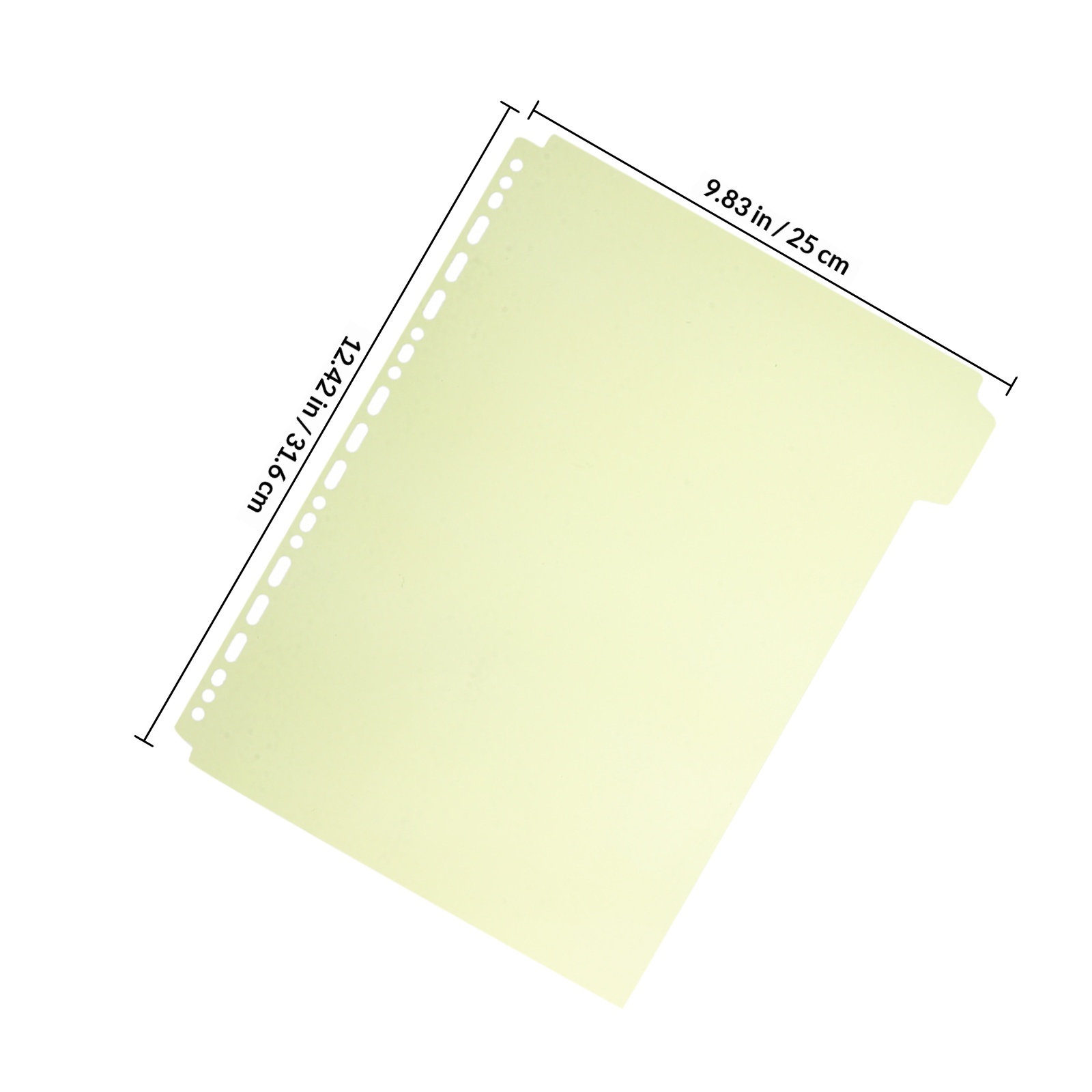 6Pcs Pembatas Buku Plastik Ber - Tab Divider A4 ulasan dan harga